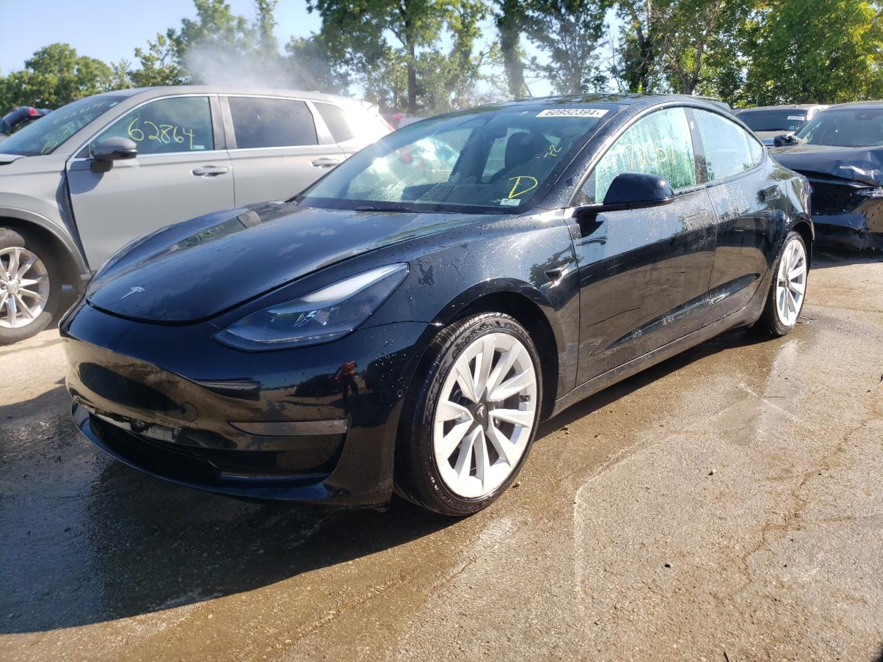 2022 TESLA MODEL 3  VIN:5YJ3E1EB5NF189803