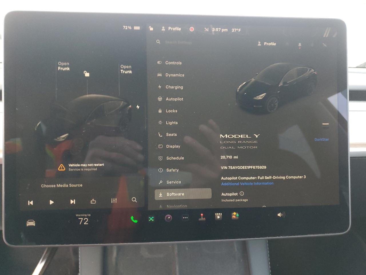 2023 TESLA MODEL Y  VIN:7SAYGDEE1PF675929