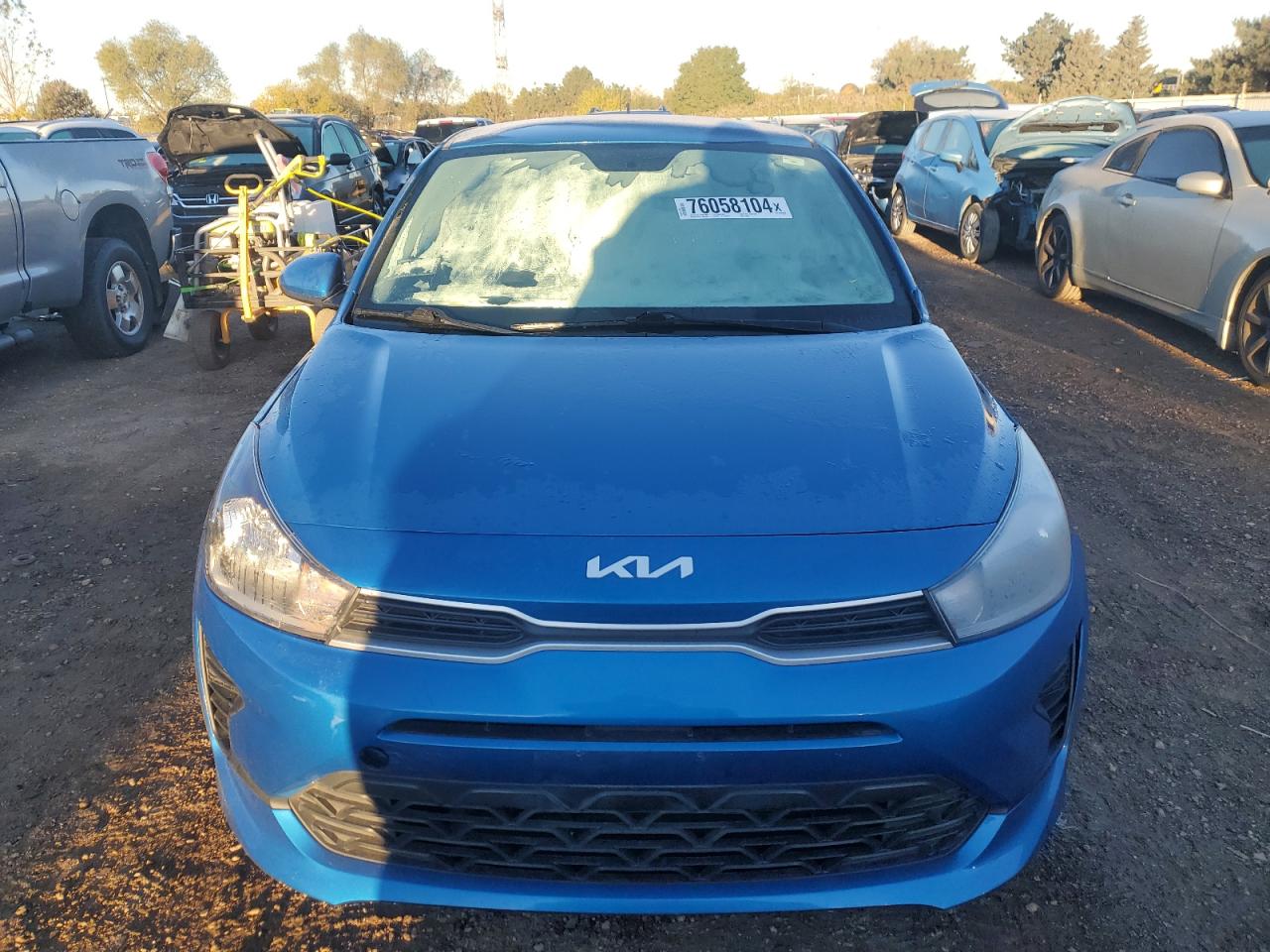 2022 KIA RIO LX VIN:3KPA24AD0NE478666