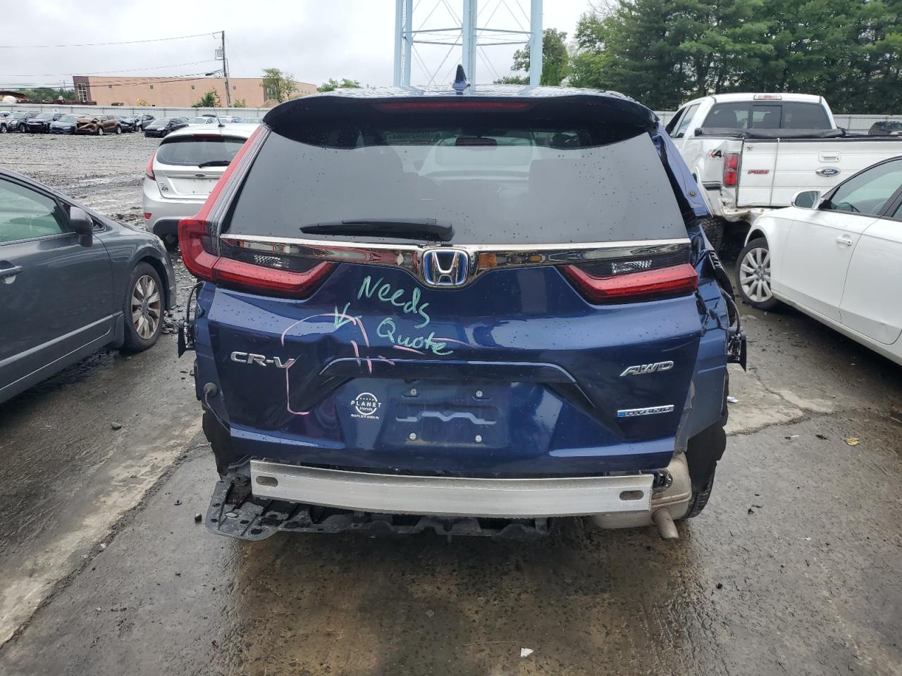 2022 HONDA CR-V EXL VIN:5J6RT6H89NL027497