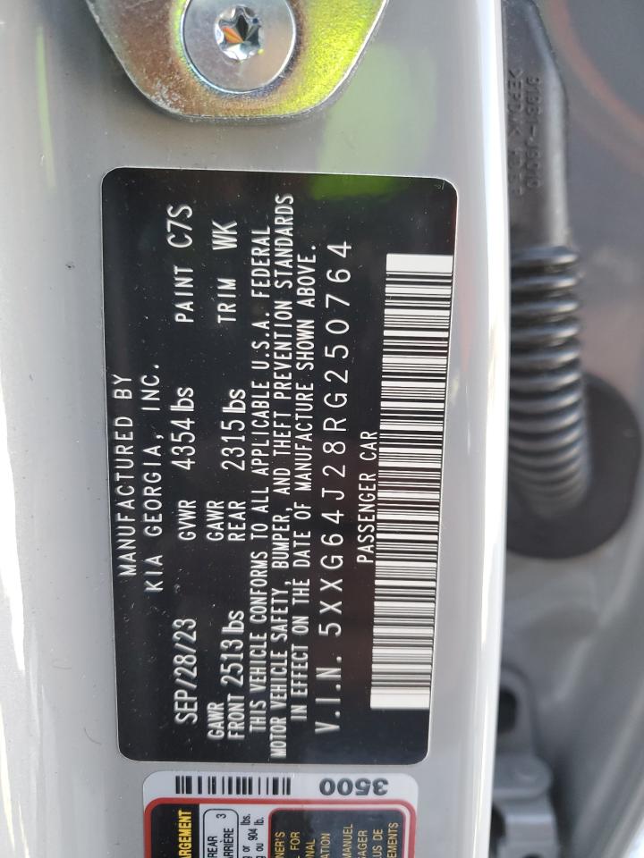2024 KIA K5 GT LINE VIN:5XXG64J28RG250764