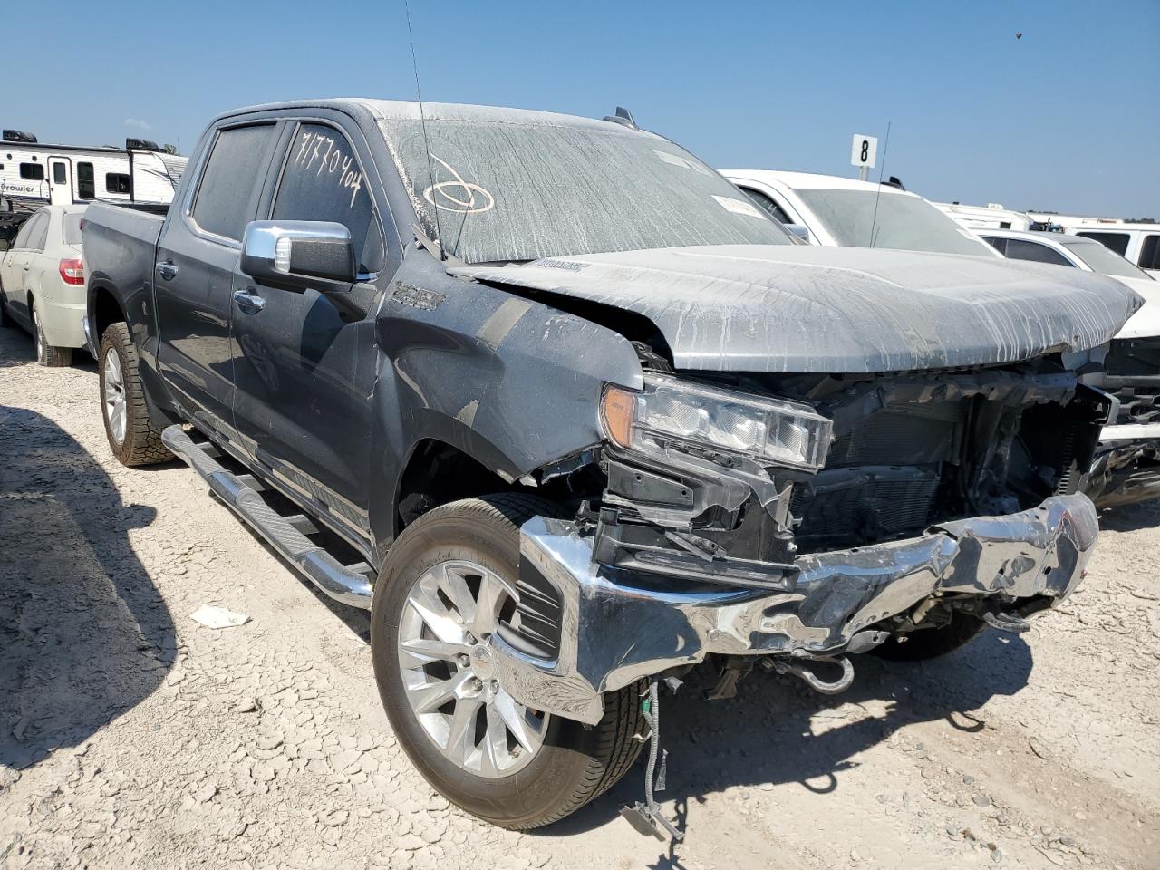 2022 CHEVROLET SILVERADO LTD K1500 LTZ VIN:1GCUYGET4NZ210626