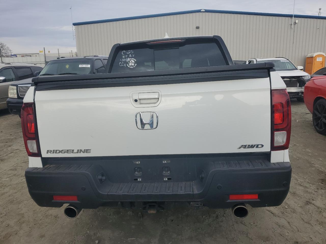 2022 HONDA RIDGELINE BLACK EDITION VIN:5FPYK3F85NB002760