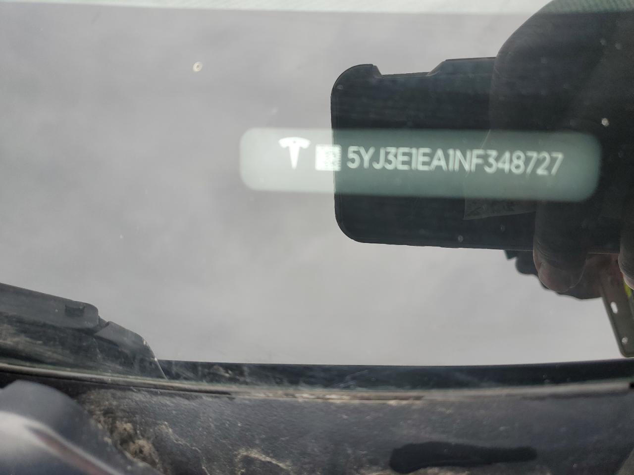 2022 TESLA MODEL 3  VIN:5YJ3E1EA1NF348727