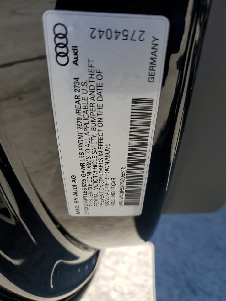 2023 AUDI S5 PREMIUM PLUS VIN:WAUW4GF5XPN008546