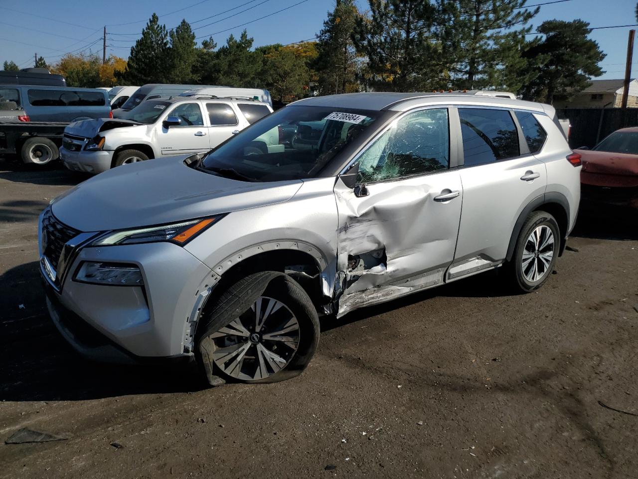 2022 NISSAN ROGUE SV VIN:5N1BT3BB5NC726373