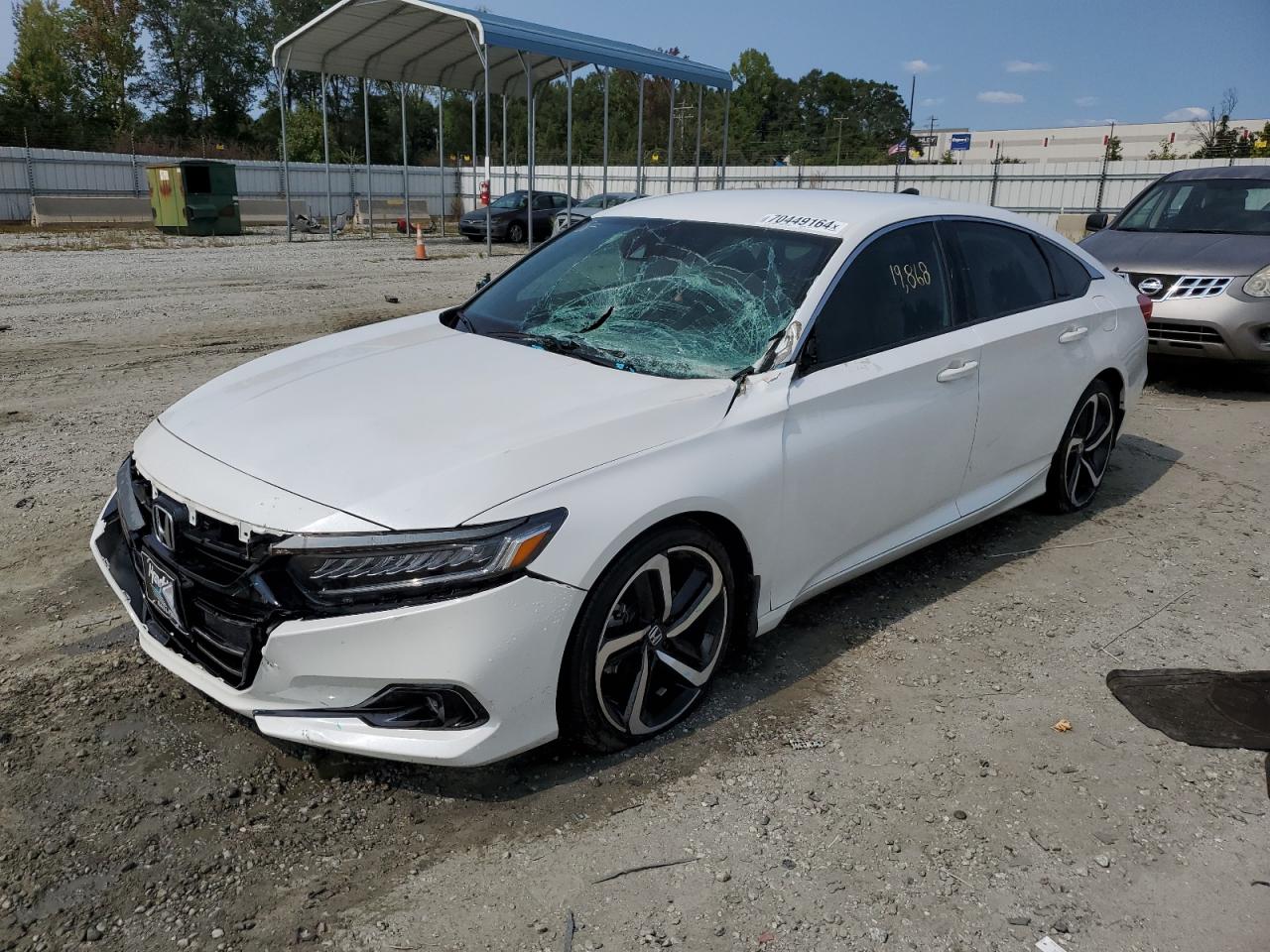 2022 HONDA ACCORD SPORT VIN:1HGCV1F31NA049863