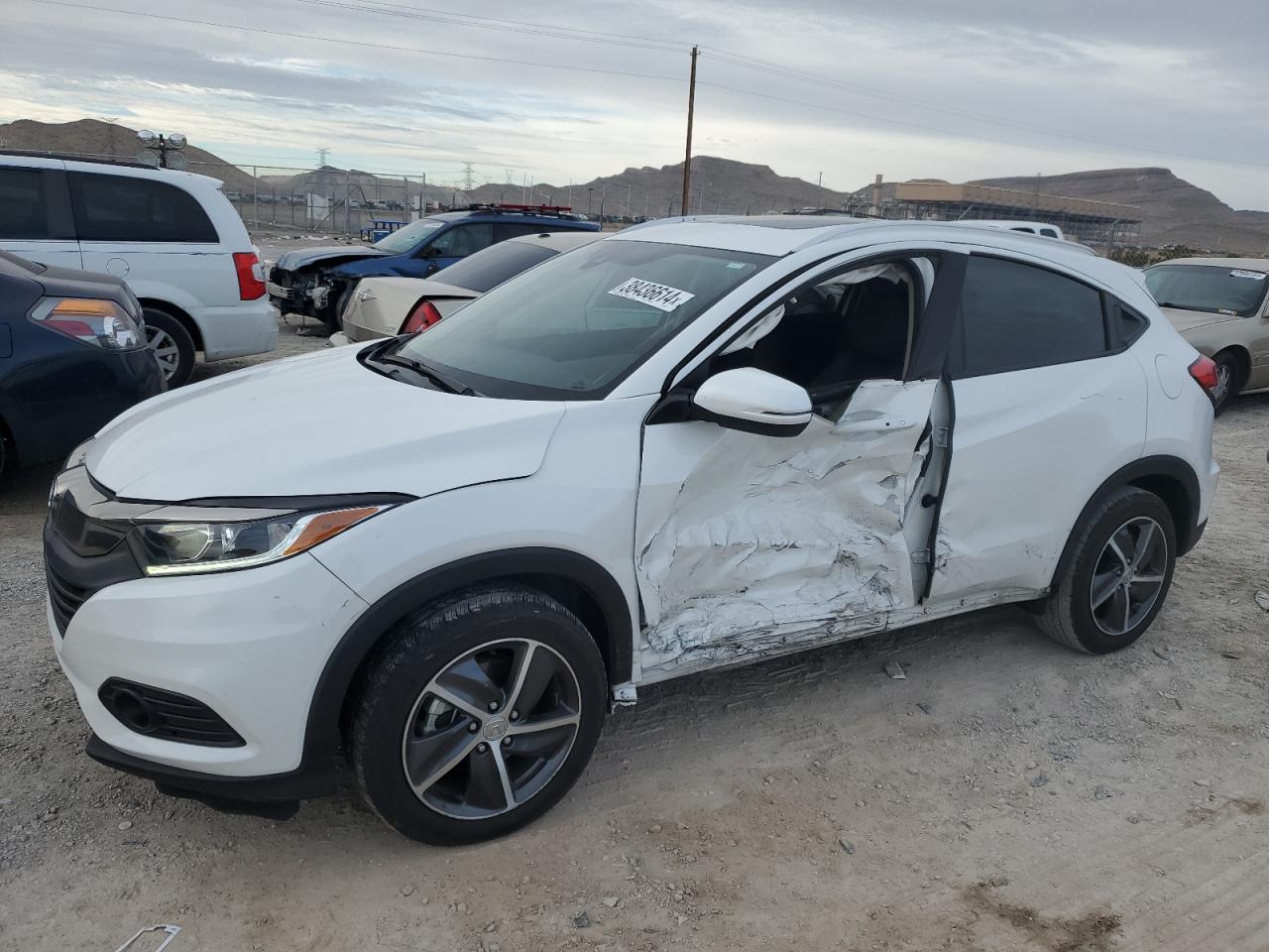 2022 HONDA HR-V EX VIN:3CZRU5H57NM707569