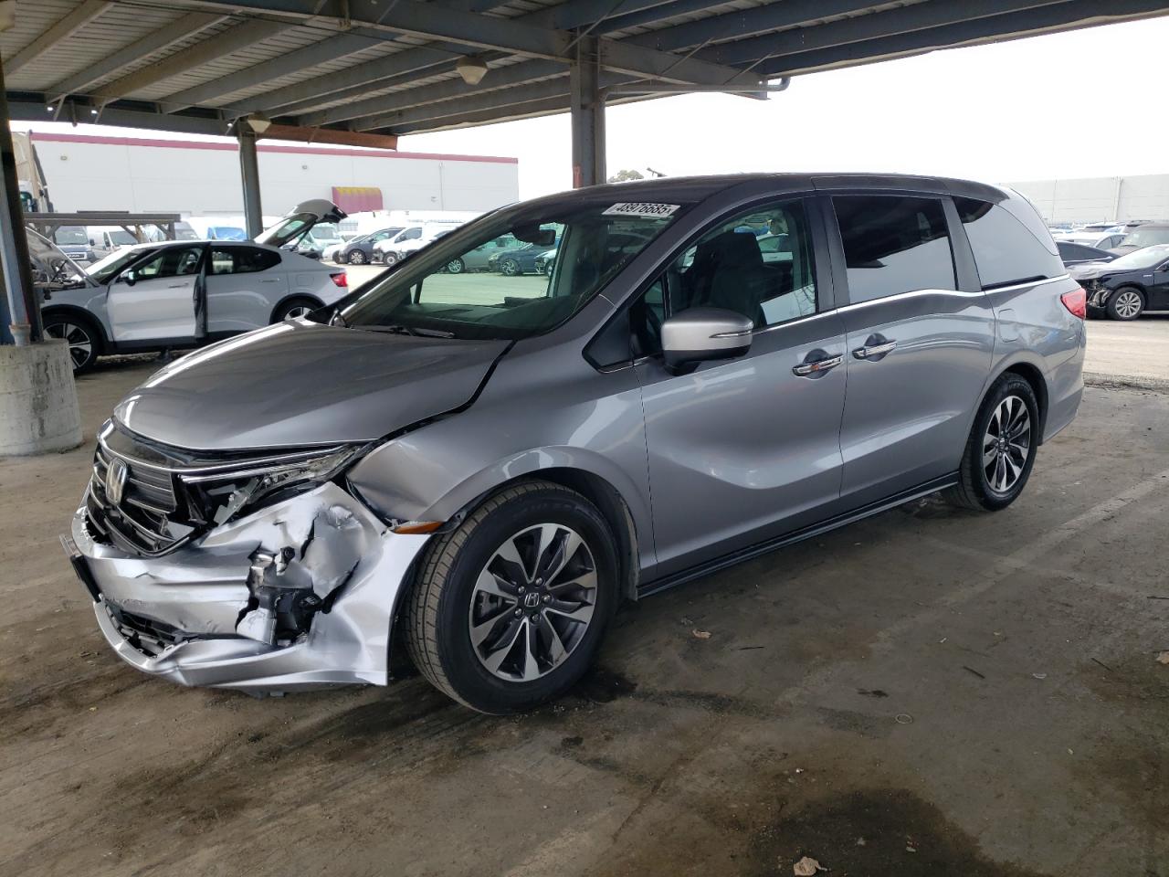 2022 HONDA ODYSSEY EXL VIN:5FNRL6H79NB040847