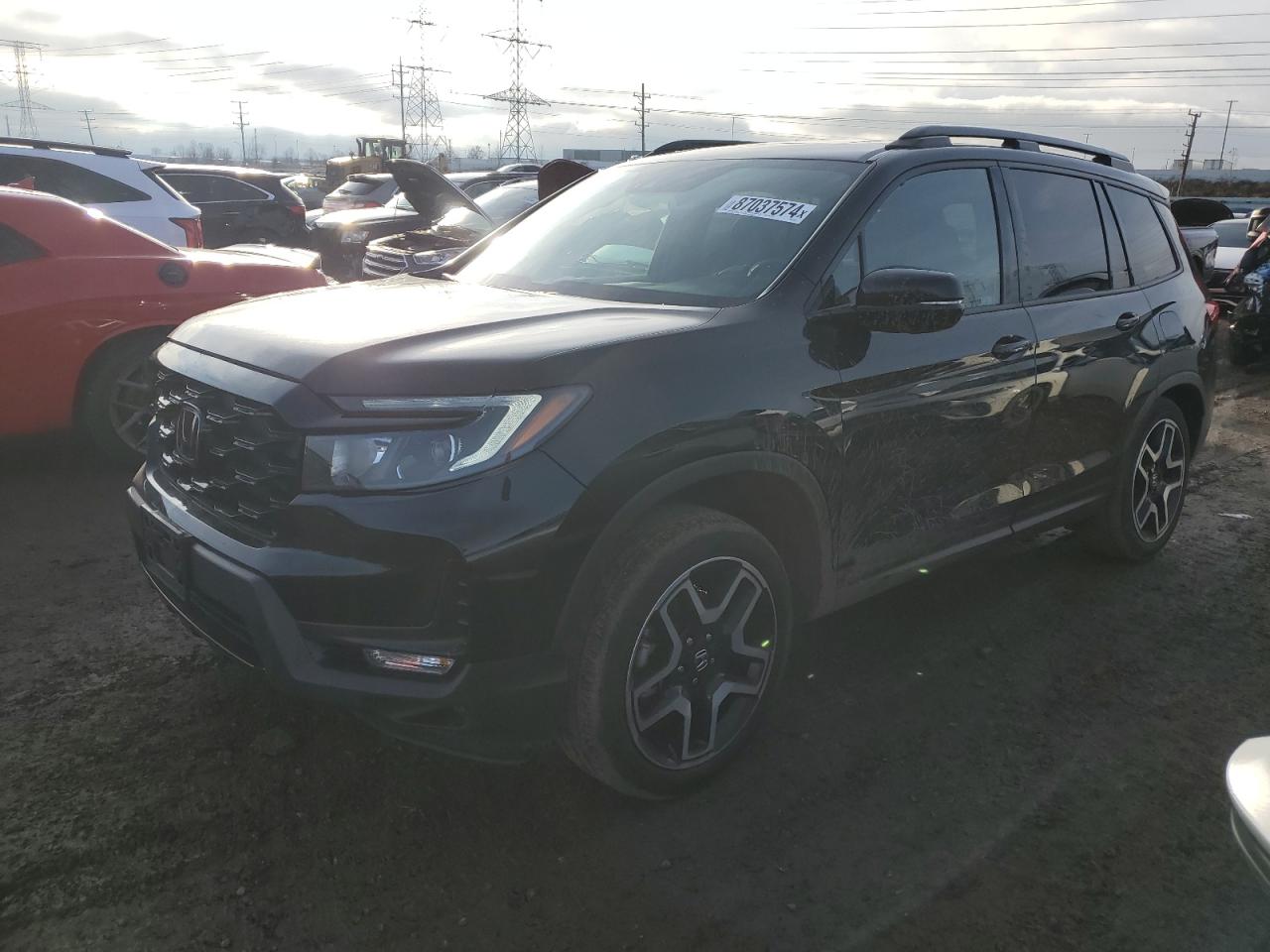 2022 HONDA PASSPORT ELITE VIN:5FNYF8H04NB014741