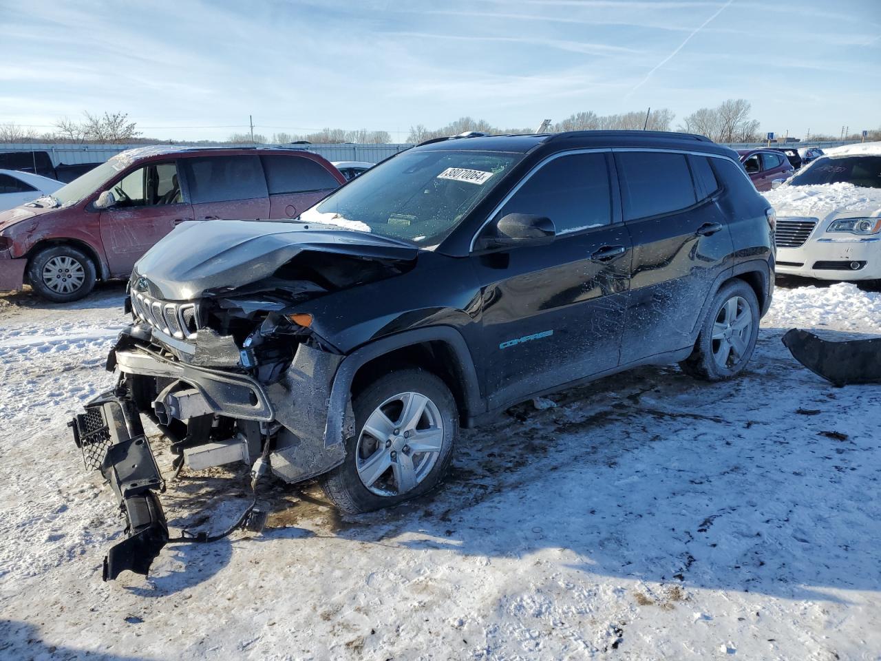 2022 JEEP COMPASS LATITUDE VIN:3C4NJDBB6NT124597