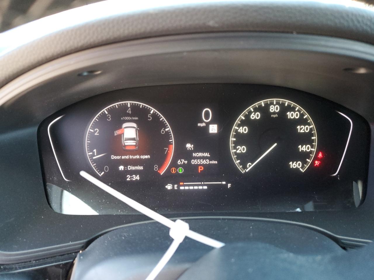 2022 HONDA CIVIC SPORT VIN:2HGFE2F59NH535519