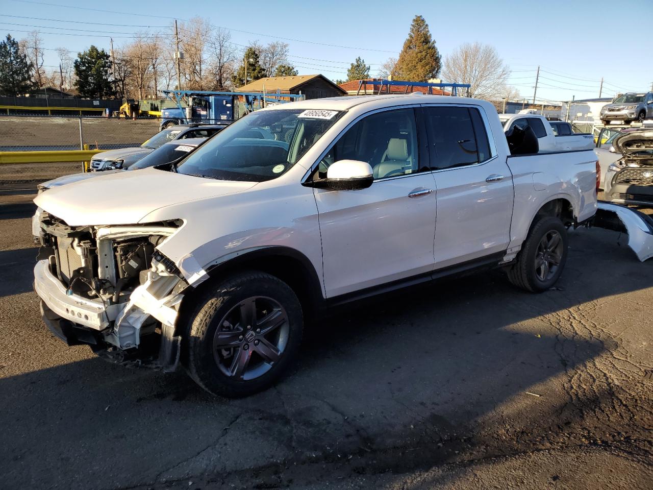 2023 HONDA RIDGELINE RTL-E VIN:5FPYK3F74PB058523
