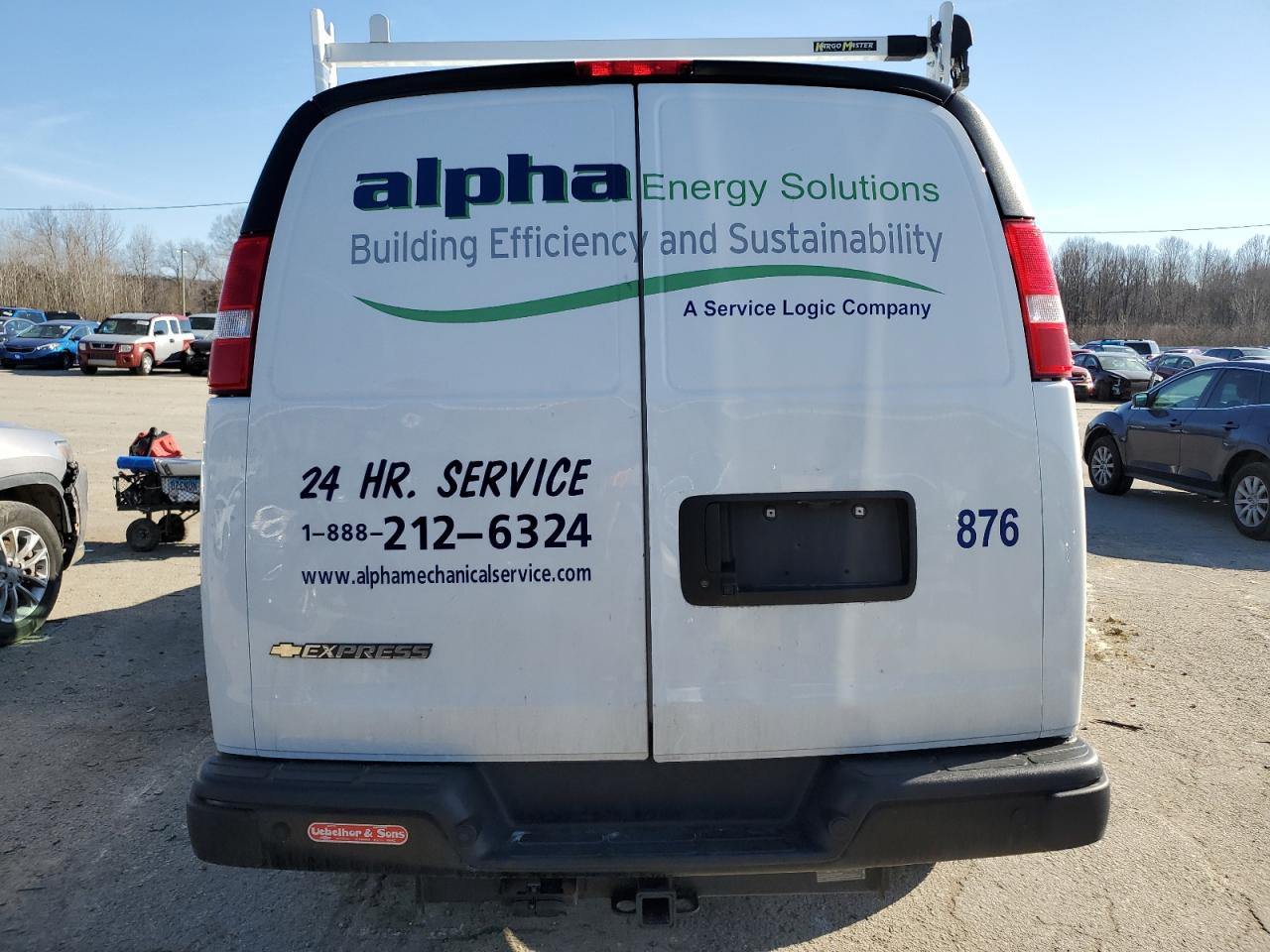 2023 CHEVROLET EXPRESS G2500  VIN:1GCWGAFP1P1241988