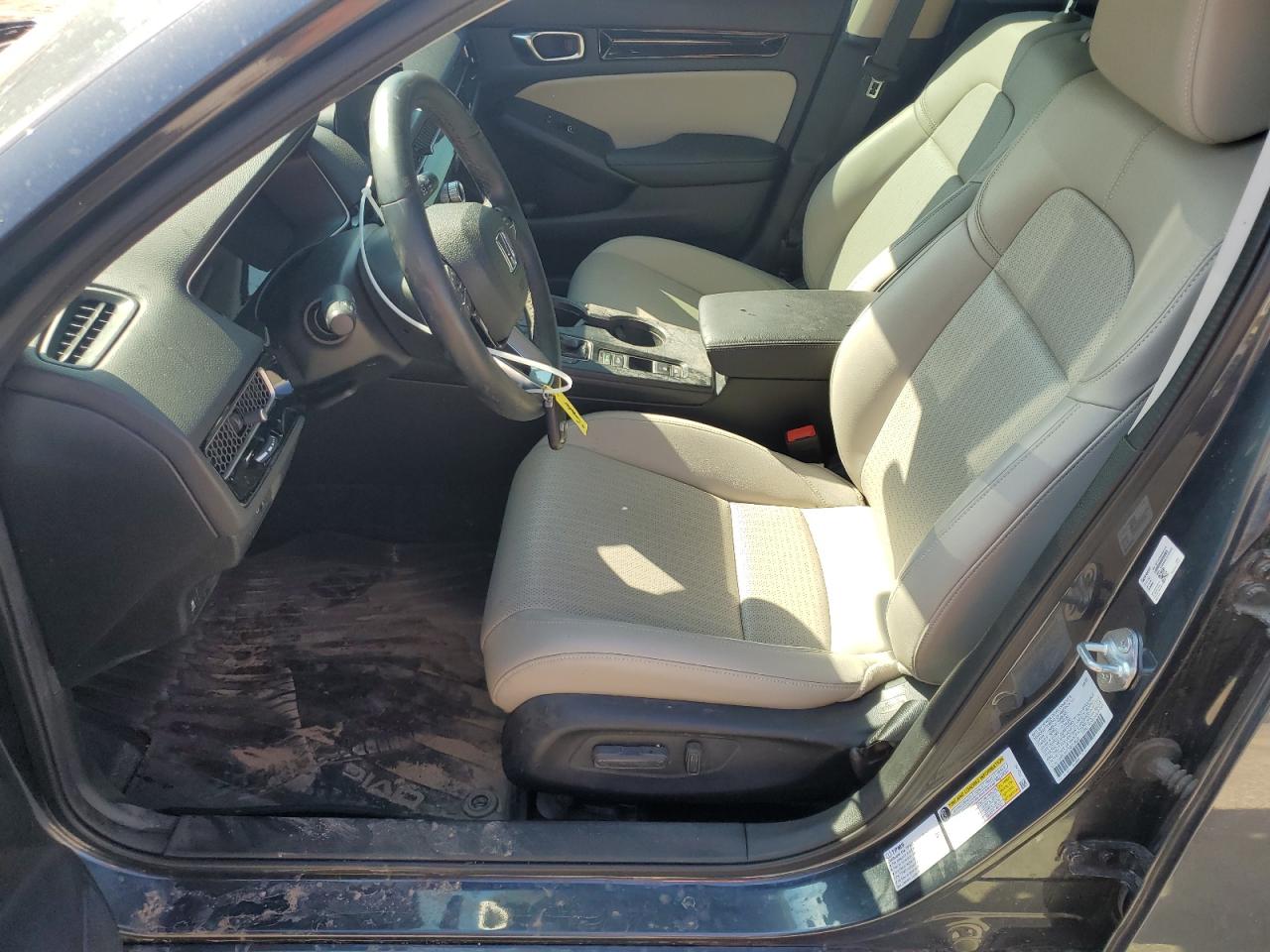 2022 HONDA CIVIC EXL VIN:19XFL1H77NE019622