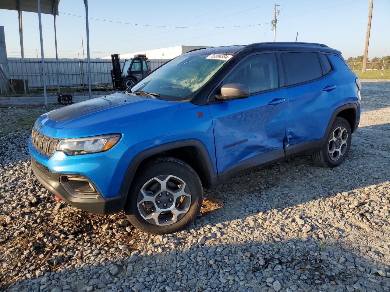 2022 JEEP COMPASS TRAILHAWK VIN:3C4NJDDB5NT123597