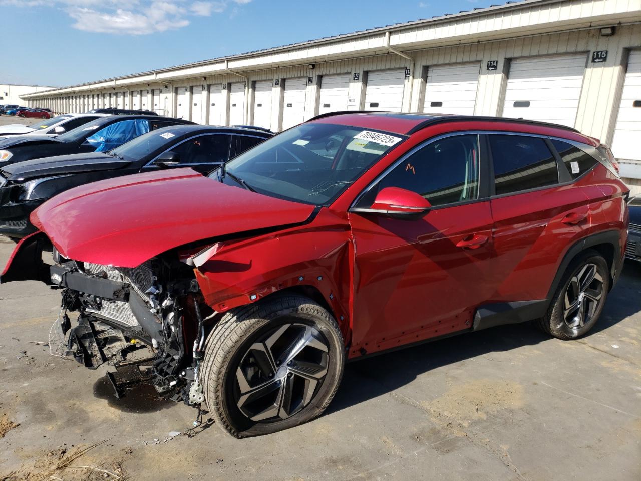 2022 HYUNDAI TUCSON SEL VIN:5NMJFCAE6NH104059