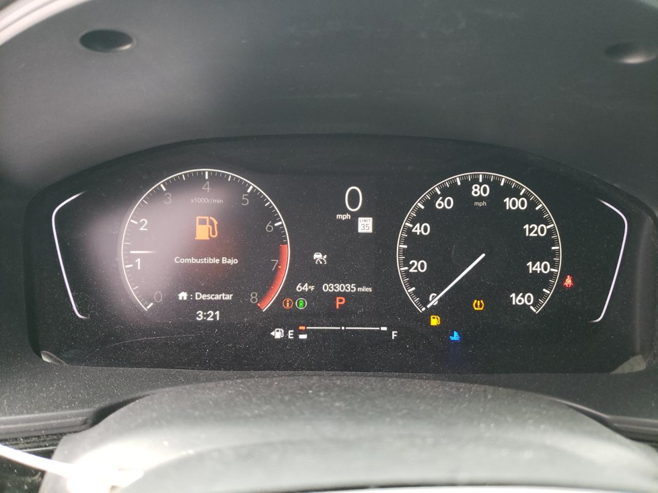 2023 HONDA CIVIC EX VIN:2HGFE1F73PH319647