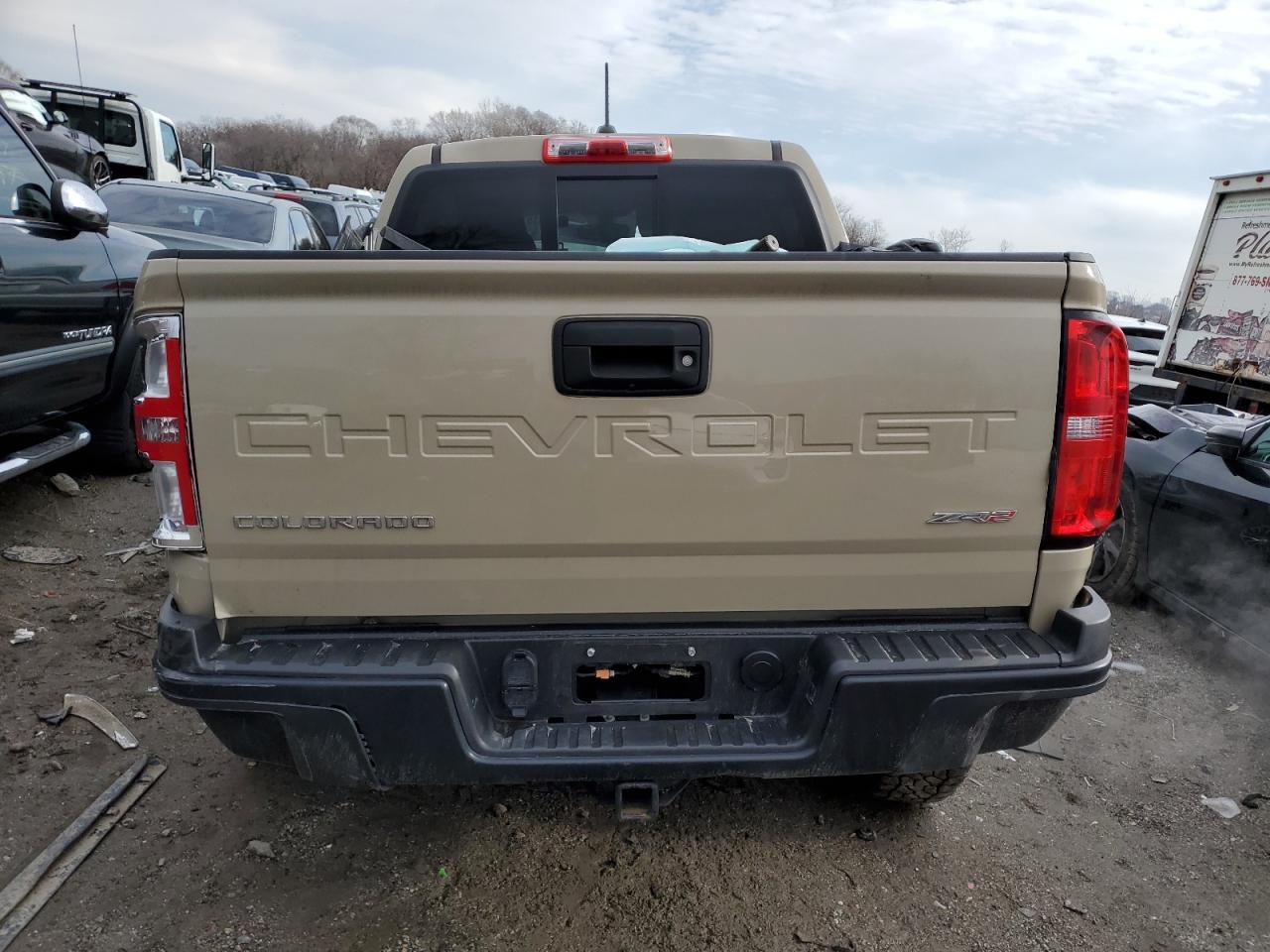 2022 CHEVROLET COLORADO ZR2 VIN:1GCGTEEN9N1138340