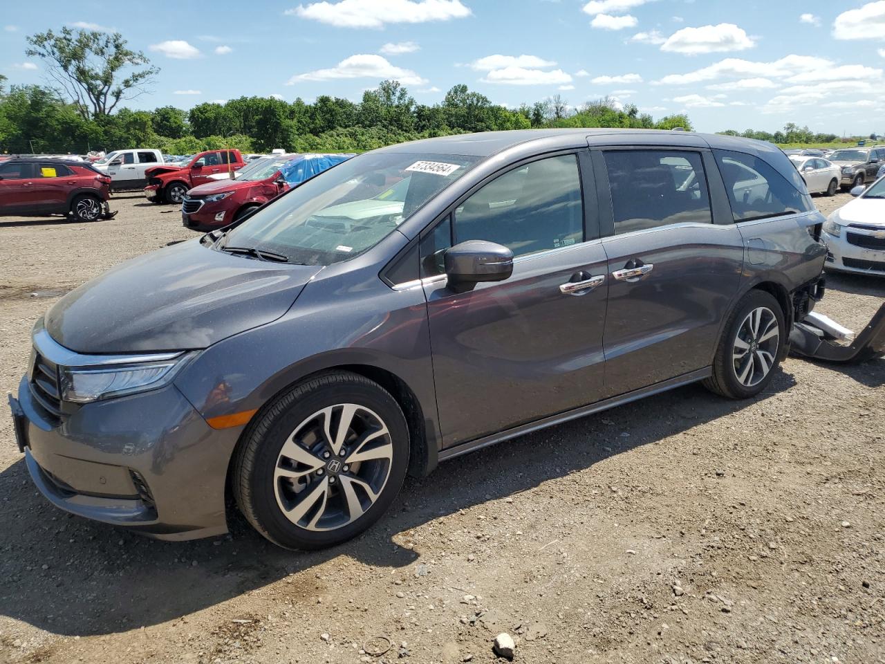 2023 HONDA ODYSSEY TOURING VIN:5FNRL6H87PB079402