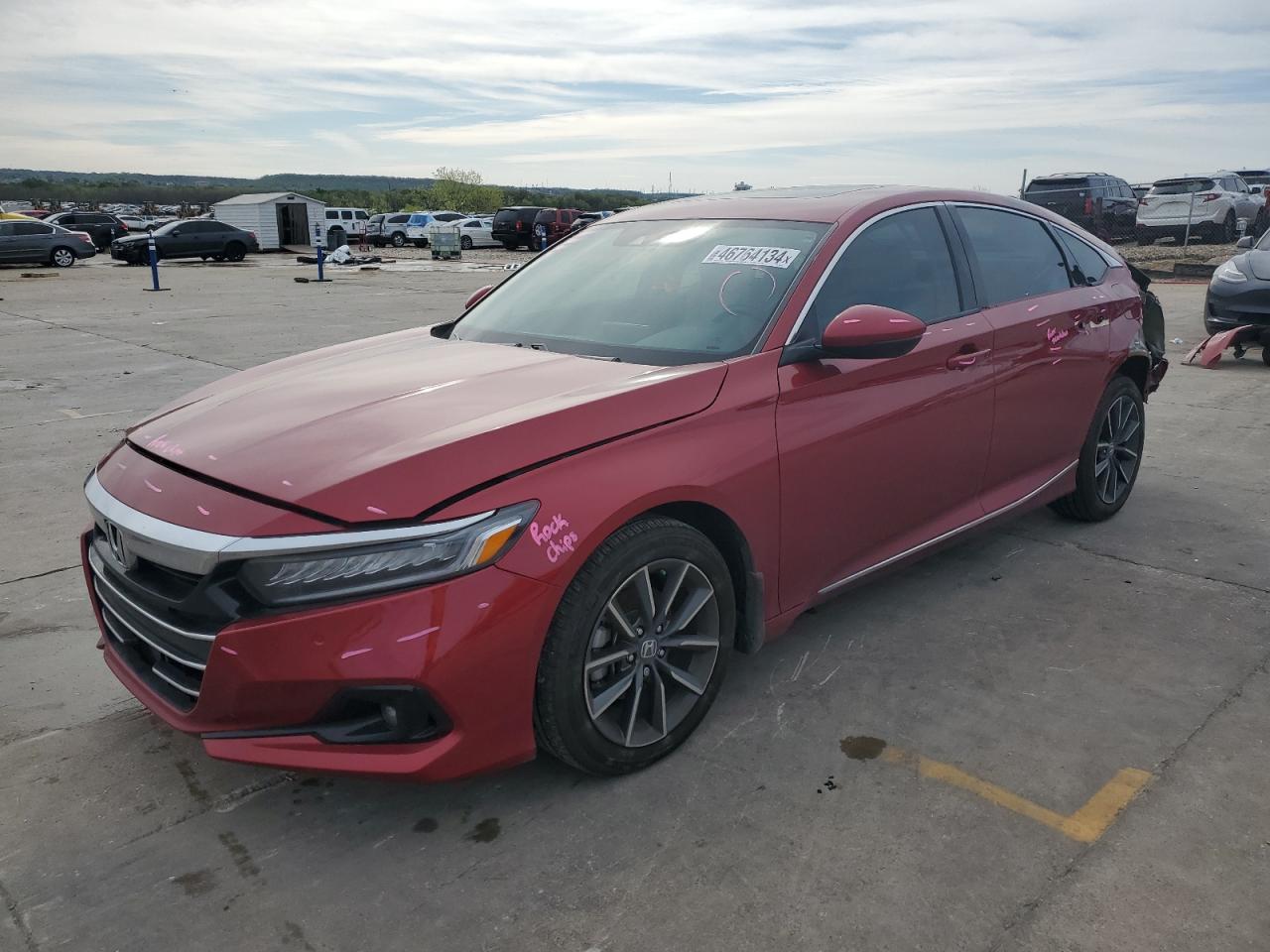 2022 HONDA ACCORD EXL VIN:1HGCV1F54NA041354