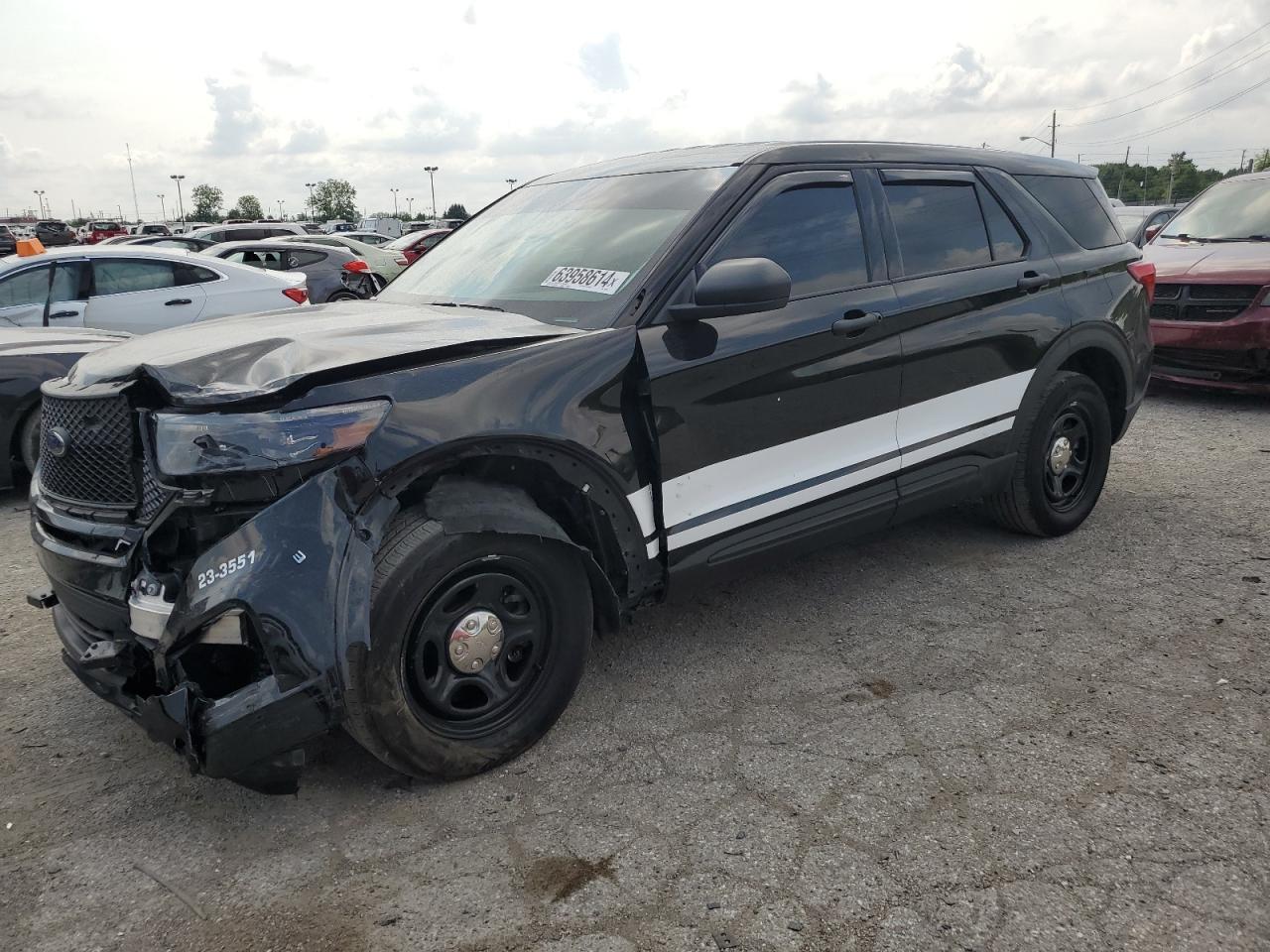 2023 FORD EXPLORER POLICE INTERCEPTOR VIN:1FM5K8AW3PNA03551