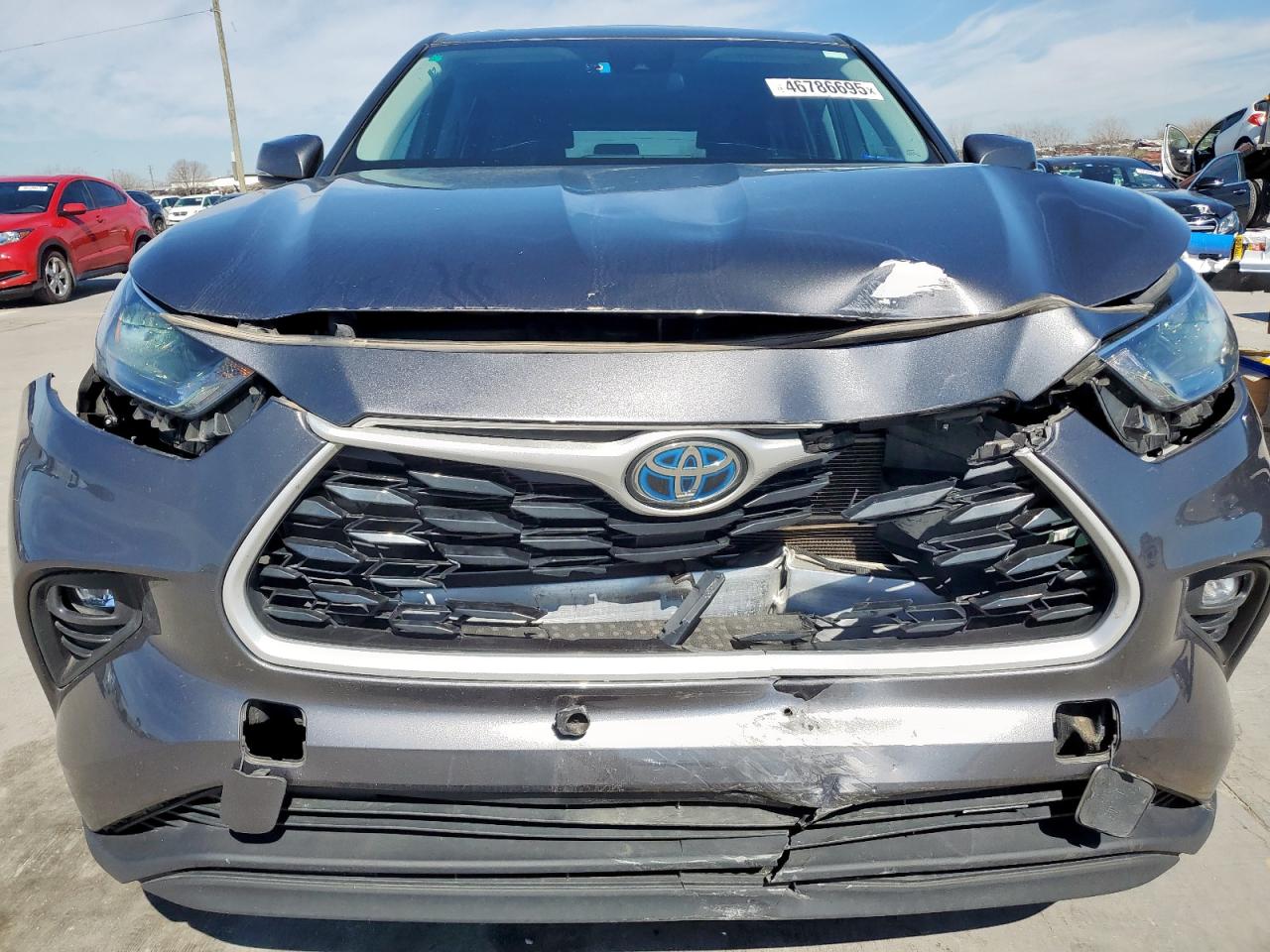 2022 TOYOTA HIGHLANDER HYBRID LE VIN:5TDZARAH7NS510413