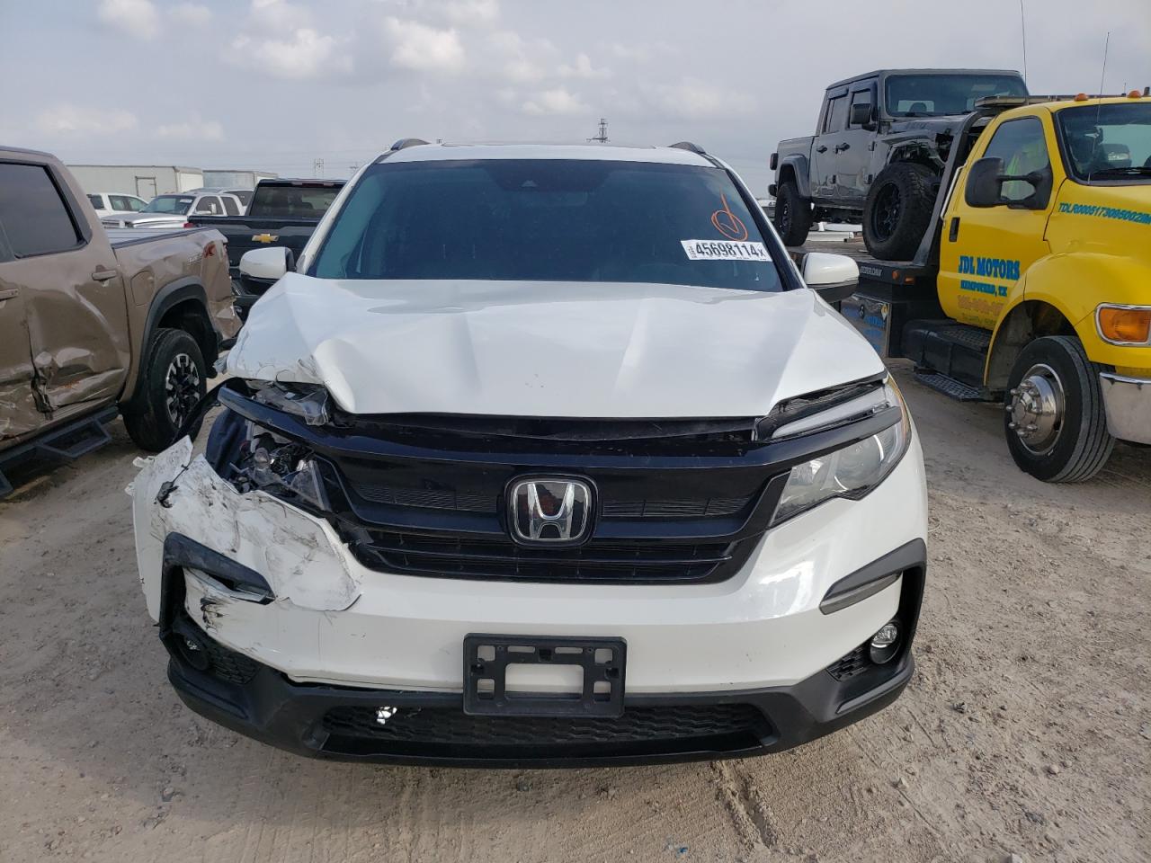 2022 HONDA PILOT SE VIN:5FNYF5H23NB1642