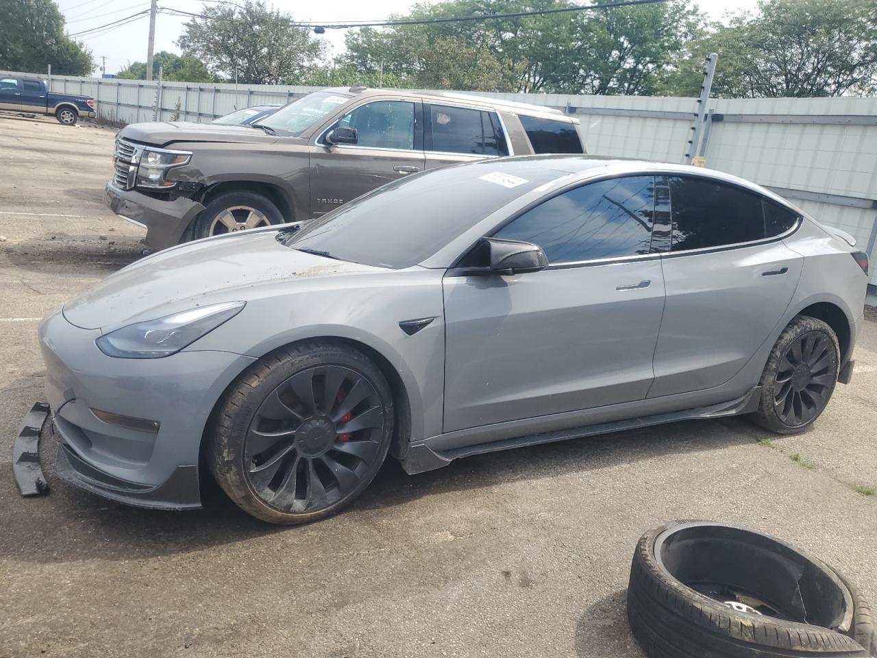 2022 TESLA MODEL 3  VIN:5YJ3E1EC8NF174236