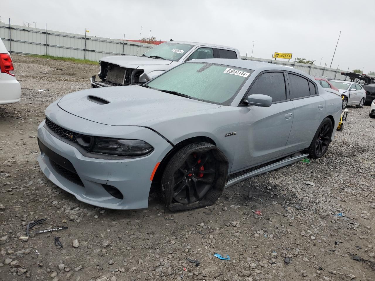 2022 DODGE CHARGER SCAT PACK VIN:2C3CDXGJ4NH166599