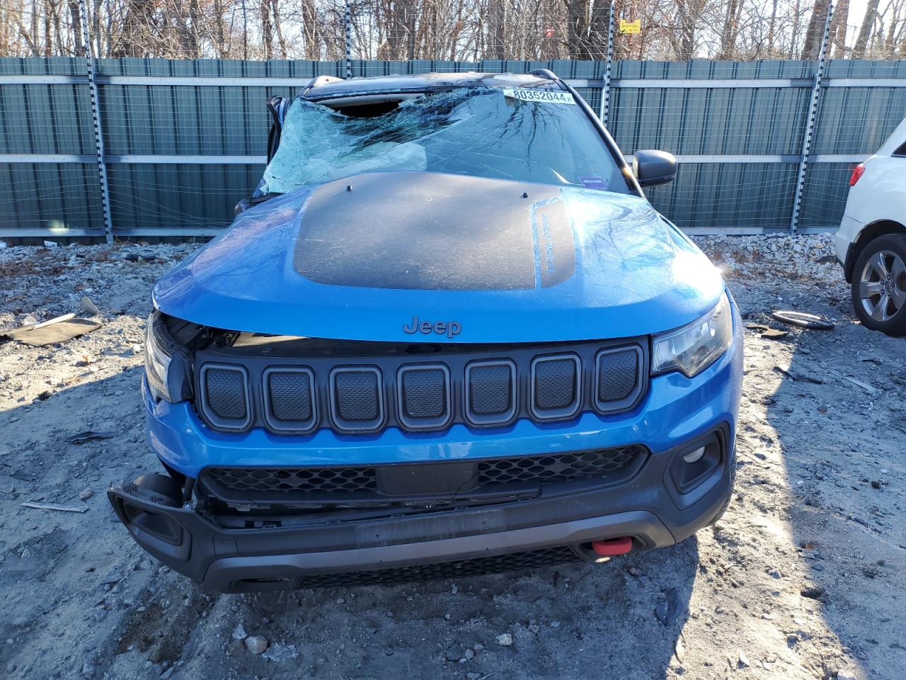 2022 JEEP COMPASS TRAILHAWK VIN:3C4NJDDB7NT126310