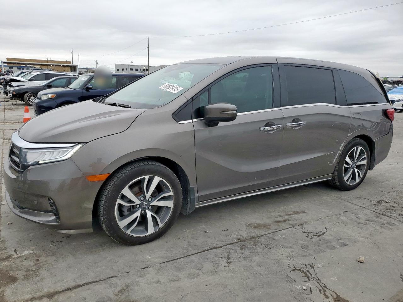 2022 HONDA ODYSSEY TOURING VIN:5FNRL6H80NB021824