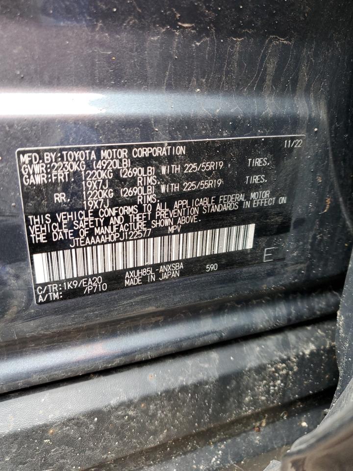 2023 TOYOTA VENZA LE VIN:JTEAAAAH0PJ122577