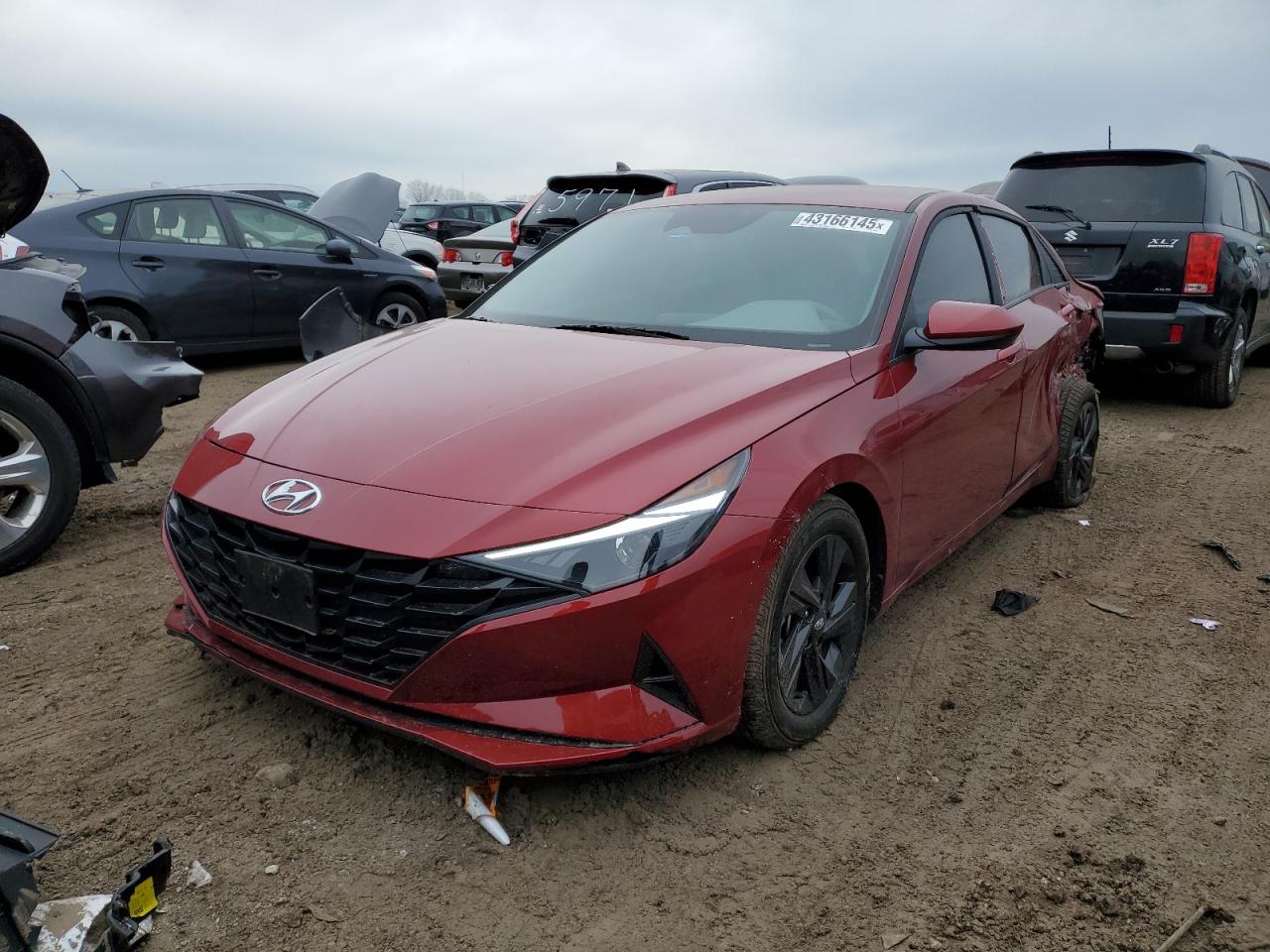 2023 HYUNDAI ELANTRA SEL VIN:KMHLM4AG1PU593452