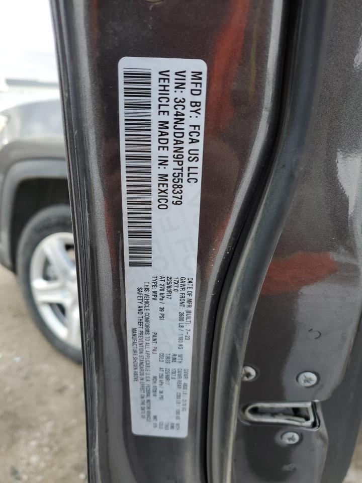 2023 JEEP COMPASS SPORT VIN:3C4NJDAN9PT558379