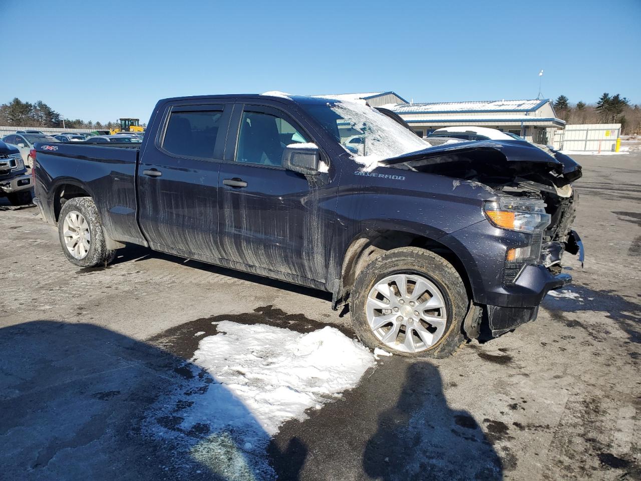 2022 CHEVROLET SILVERADO K1500 CUSTOM VIN:3GCPDBEK8NG605640