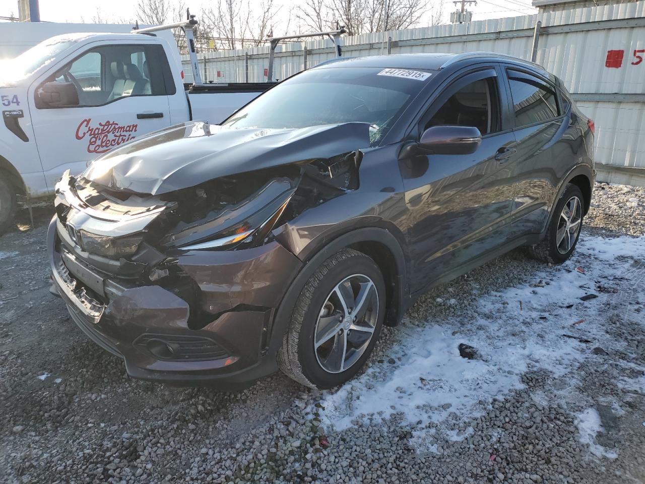 2022 HONDA HR-V EX VIN:3CZRU6H56NM730301