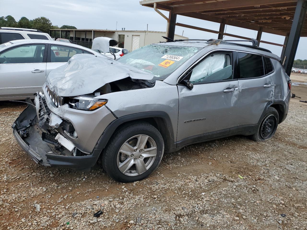 2022 JEEP COMPASS LATITUDE VIN:3C4NJCBB0NT156133