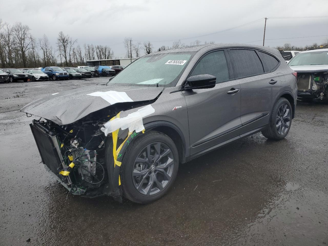 2022 ACURA MDX A-SPEC VIN:5J8YE1H01NL031697