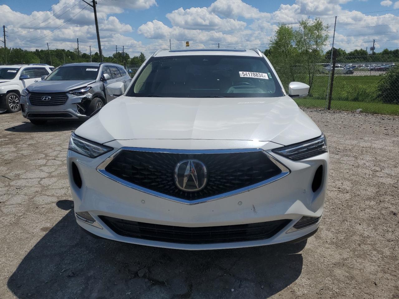 2022 ACURA MDX ADVANCE VIN:5J8YE1H88NL036174