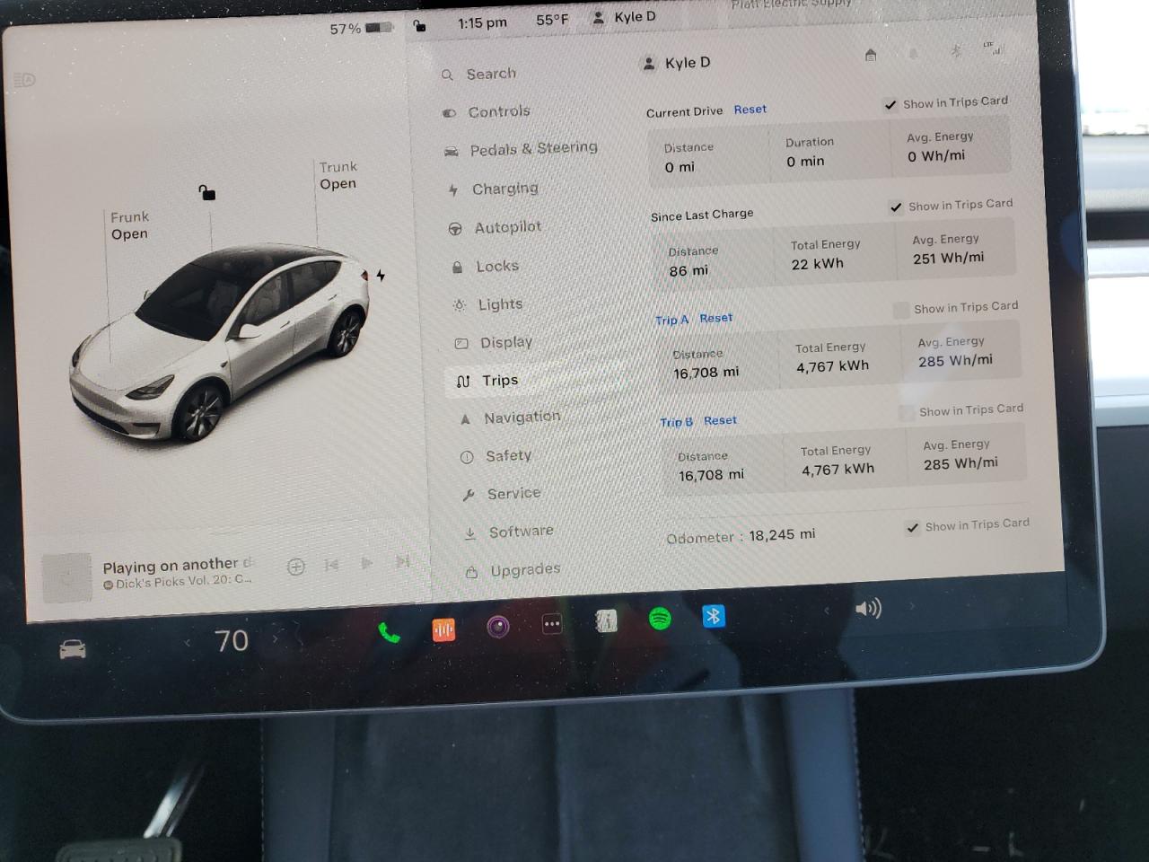 2023 TESLA MODEL Y  VIN:7SAYGAEE2PF827005