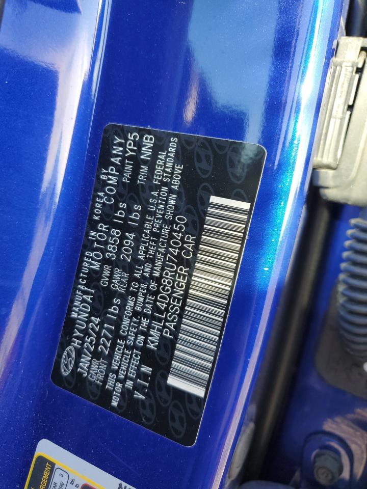 2024 HYUNDAI ELANTRA SE VIN:KMHLL4DG8RU740450