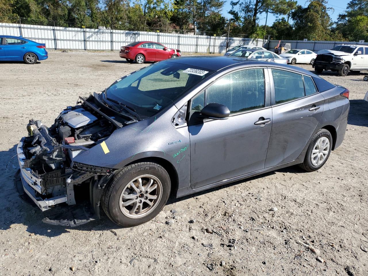 2022 TOYOTA PRIUS NIGHT SHADE VIN:JTDKAMFU6N3172482