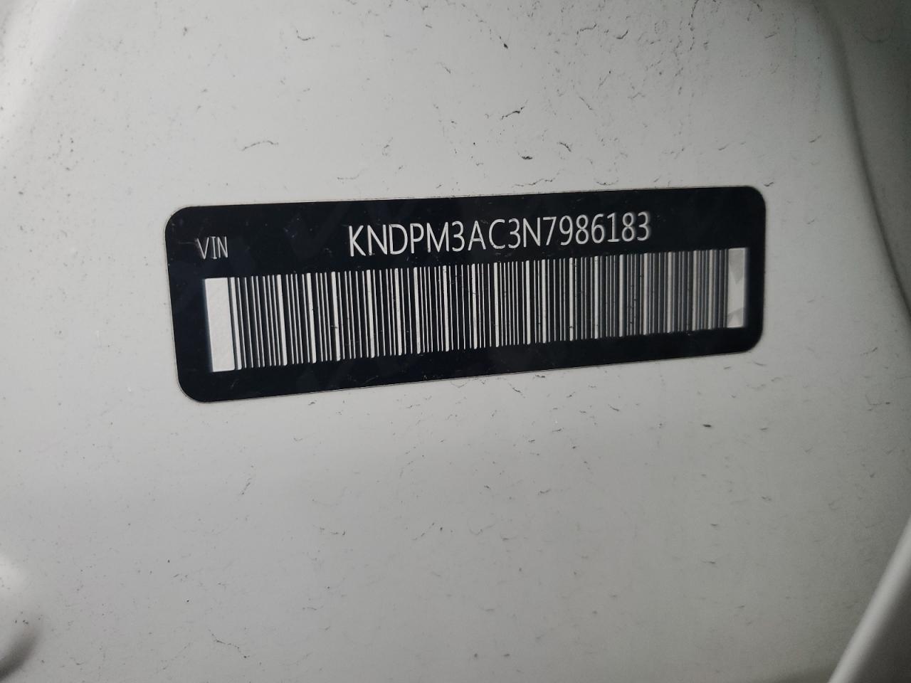 2022 KIA SPORTAGE LX VIN:KNDPM3AC3N7986183