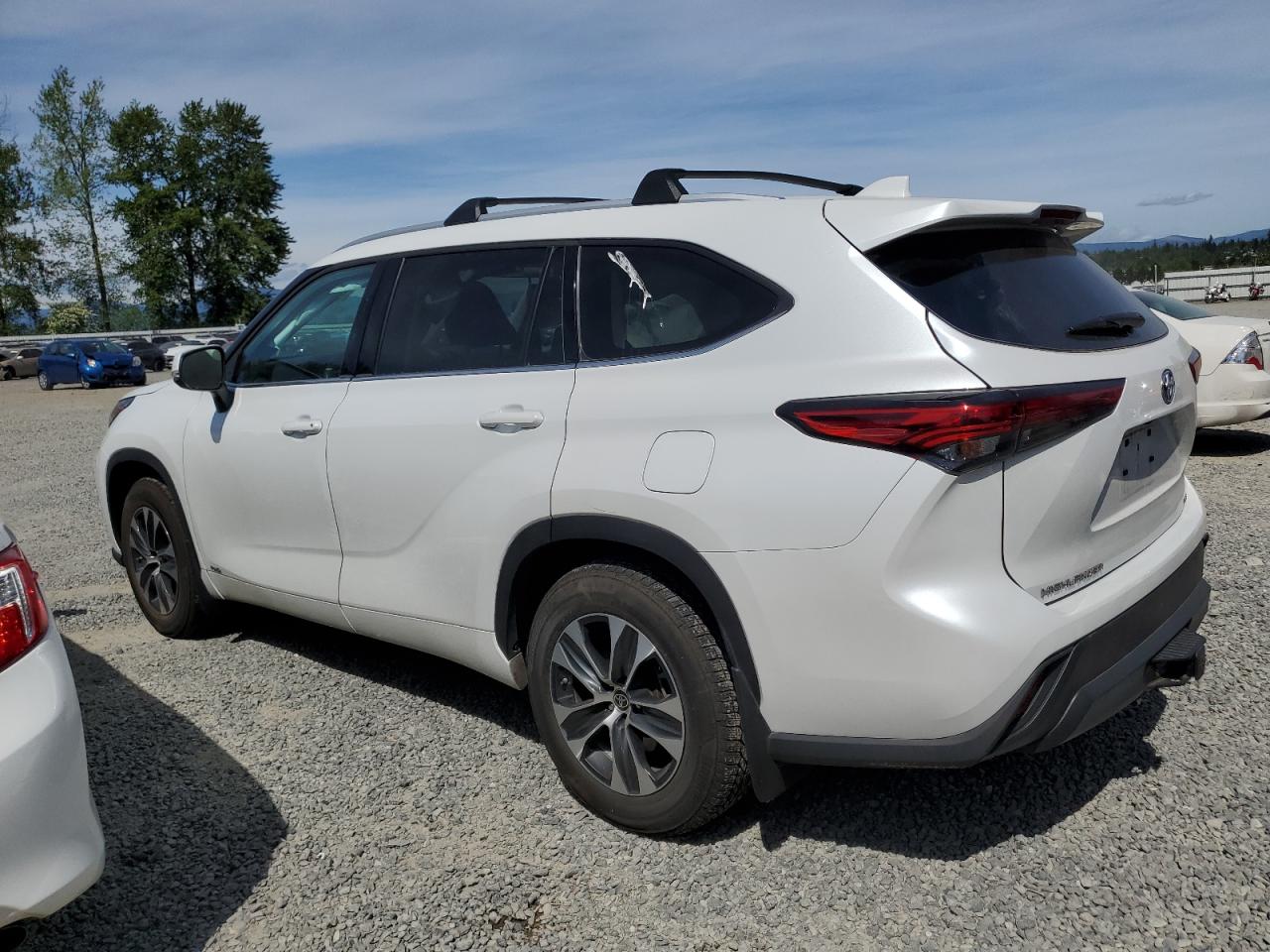 2022 TOYOTA HIGHLANDER HYBRID XLE VIN:5TDGBRCH6NS550046