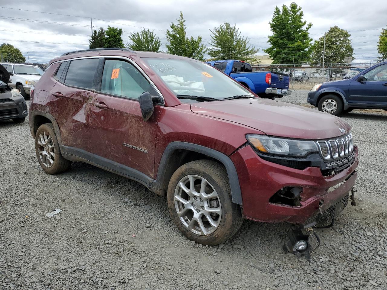 2022 JEEP COMPASS LATITUDE LUX VIN:3C4NJDFB1NT207493