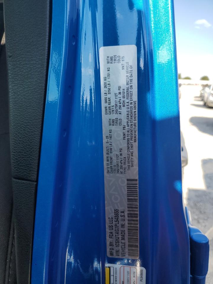 2023 JEEP GLADIATOR SPORT VIN:1C6HJTAG7PL548655
