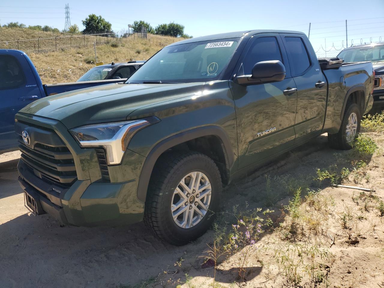 2022 TOYOTA TUNDRA DOUBLE CAB SR VIN:5TFLA5DA7NX010565