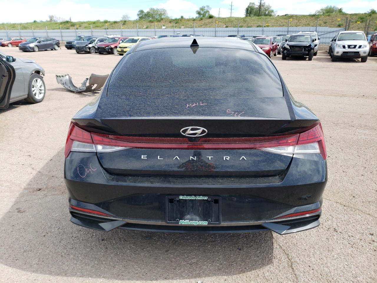 2022 HYUNDAI ELANTRA SEL VIN:KMHLN4AGXNU358218