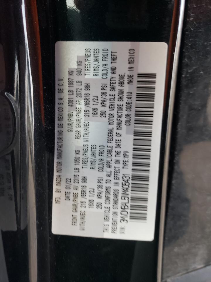 2022 MAZDA CX-30  VIN:3MVDMBAL5NM405431